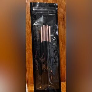 BYOD 4 piece eye brush set with Chic Rose Gold and Black